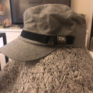 Calvin Klein Grey Wool Hat